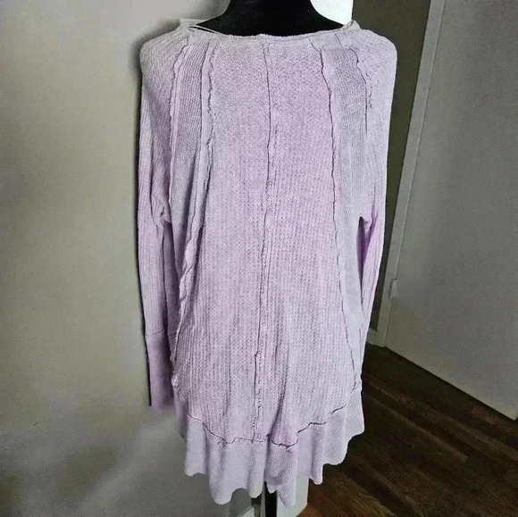 We the Free Women's Catalina Thermal Top in Lilac M - Picture 6 of 16
